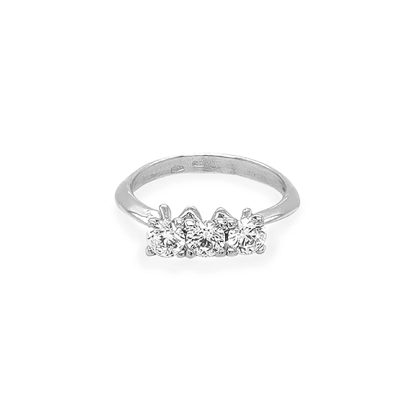 Nhẫn vàng đính đá zircon