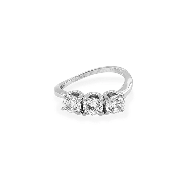 Nhẫn vàng đính đá zircon
