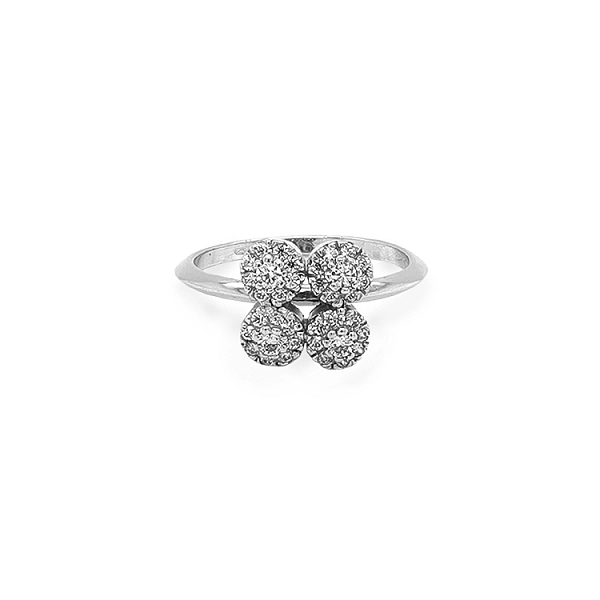 Nhẫn vàng đính đá zircon