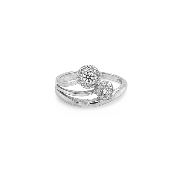 Nhẫn vàng đính đá zircon