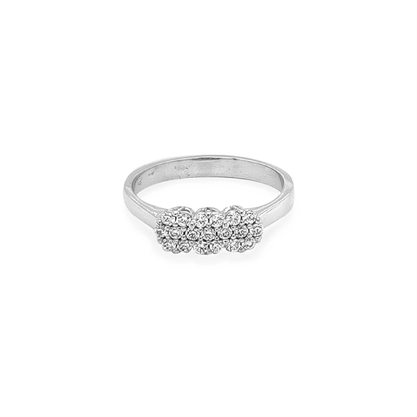 Nhẫn vàng đính đá zircon
