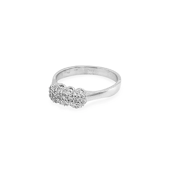 Nhẫn vàng đính đá zircon