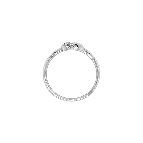 Nhẫn vàng hình trái tim đính đá zircon