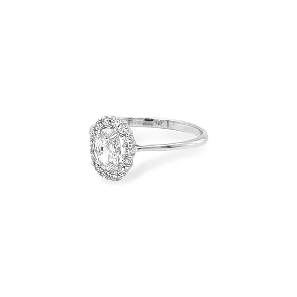 Nhẫn vàng đính đá zircon
