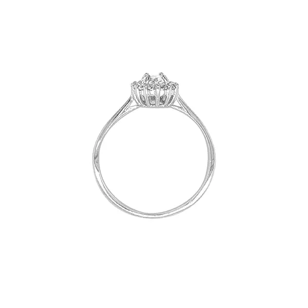 Nhẫn vàng đính đá zircon