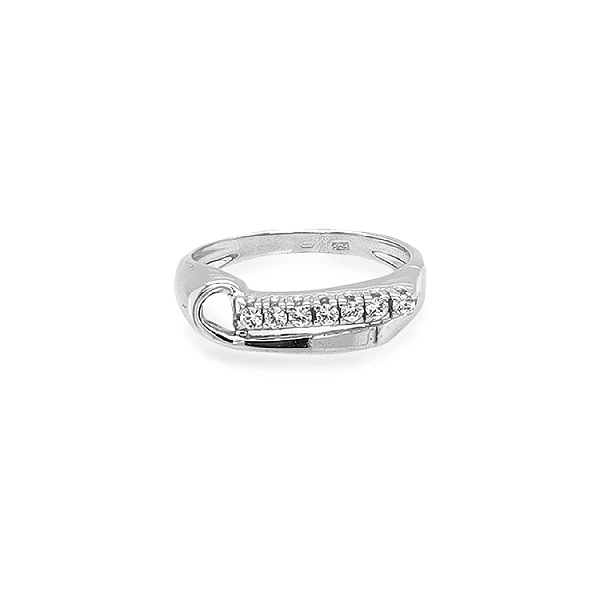 Nhẫn vàng đính đá zircon