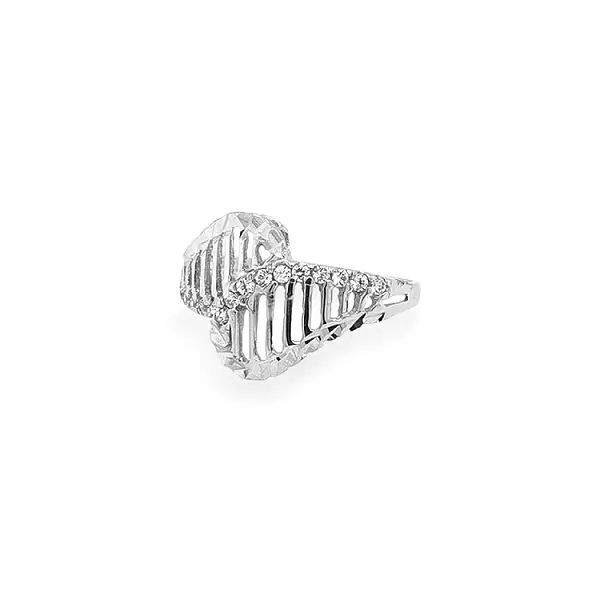 Nhẫn vàng đính đá zircon