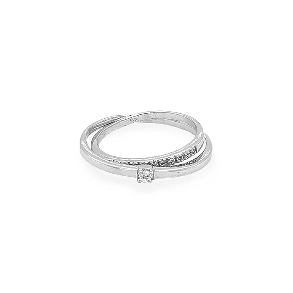 Nhẫn vàng đính đá zircon