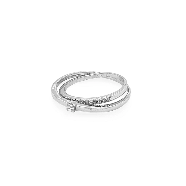 Nhẫn vàng đính đá zircon