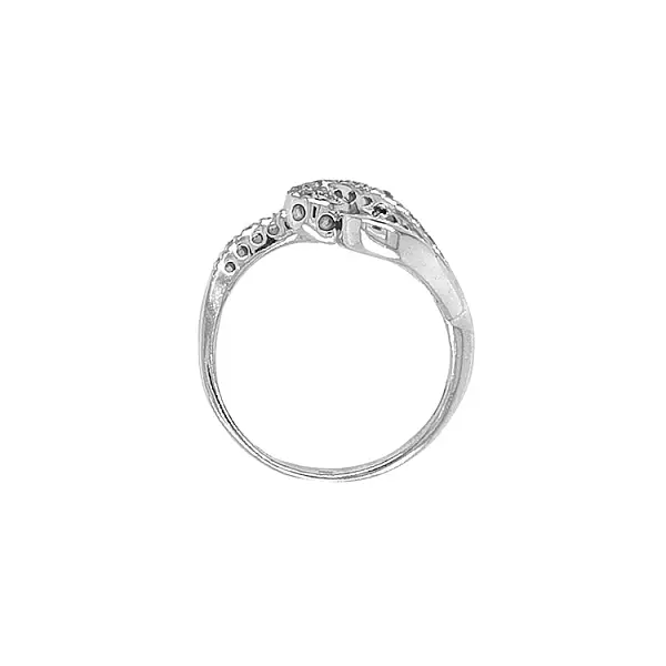 Nhẫn vàng đính đá zircon