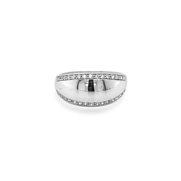 Nhẫn vàng đính đá zircon
