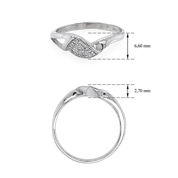 Nhẫn vàng đính đá zircon
