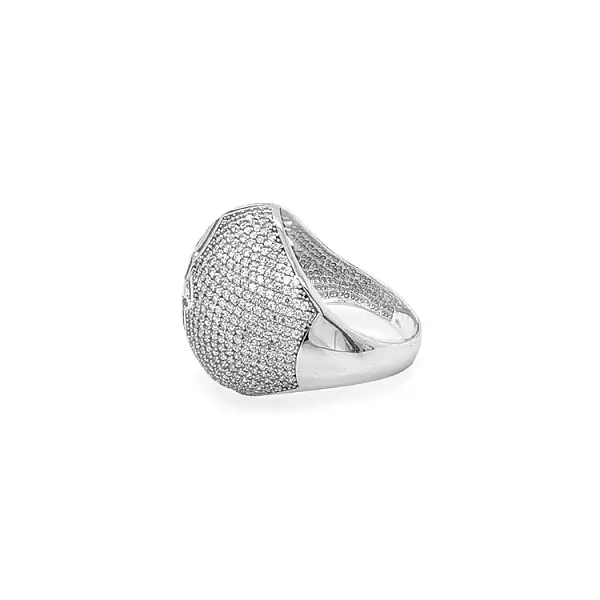 Nhẫn vàng đính đá zircon