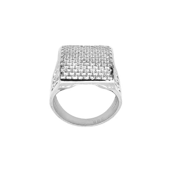 Nhẫn vàng đính đá zircon