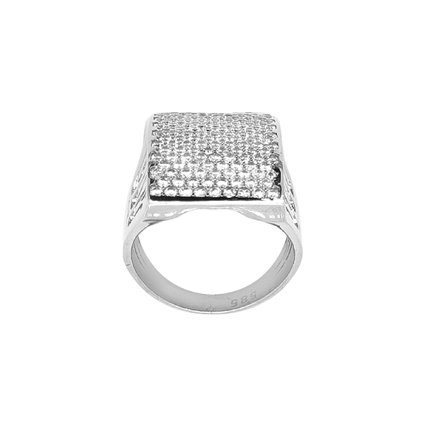 Nhẫn vàng đính đá zircon