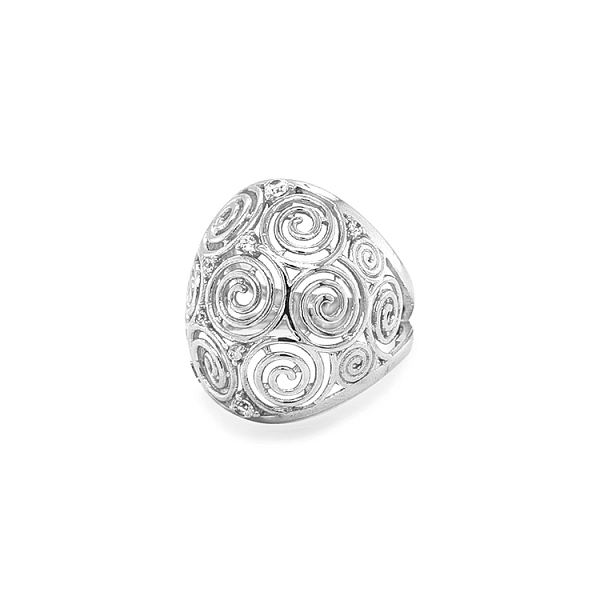Nhẫn vàng đính đá zircon