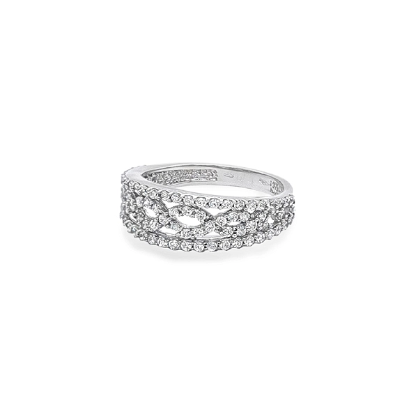 Nhẫn vàng đính đá zircon