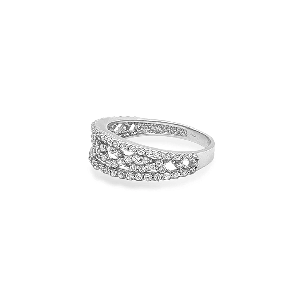 Nhẫn vàng đính đá zircon