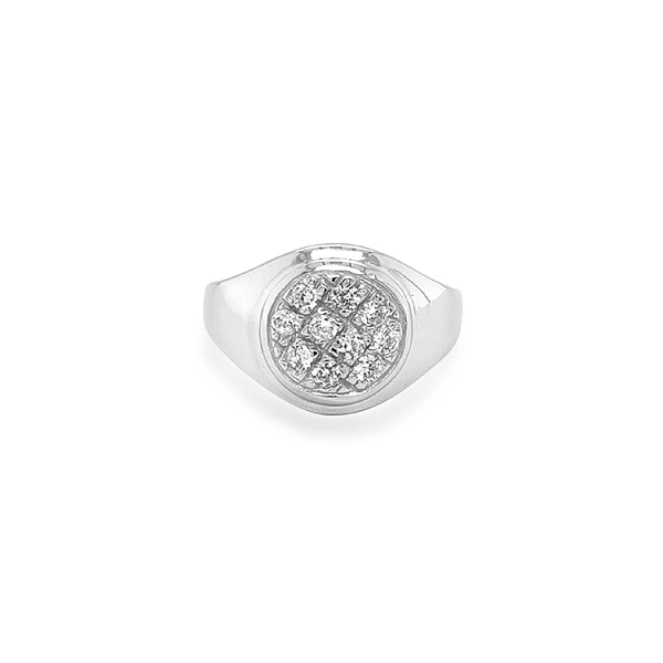 Nhẫn vàng đính đá zircon