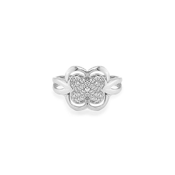 Nhẫn vàng đính đá zircon
