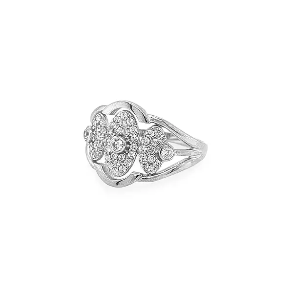 Nhẫn vàng đính đá zircon