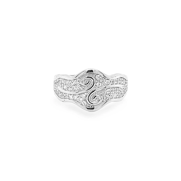 Nhẫn vàng đính đá zircon