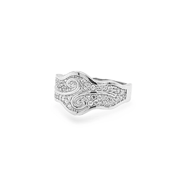 Nhẫn vàng đính đá zircon