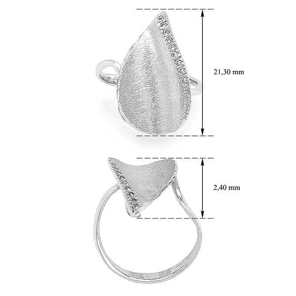 Nhẫn vàng đính đá zircon