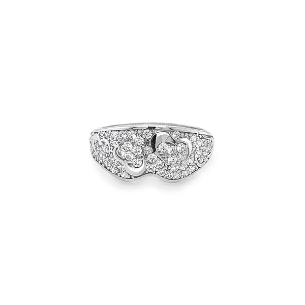 Nhẫn vàng đính đá zircon