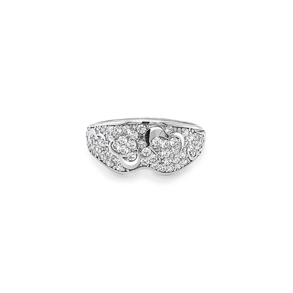 Nhẫn vàng đính đá zircon