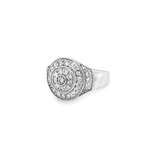 Nhẫn vàng đính đá zircon