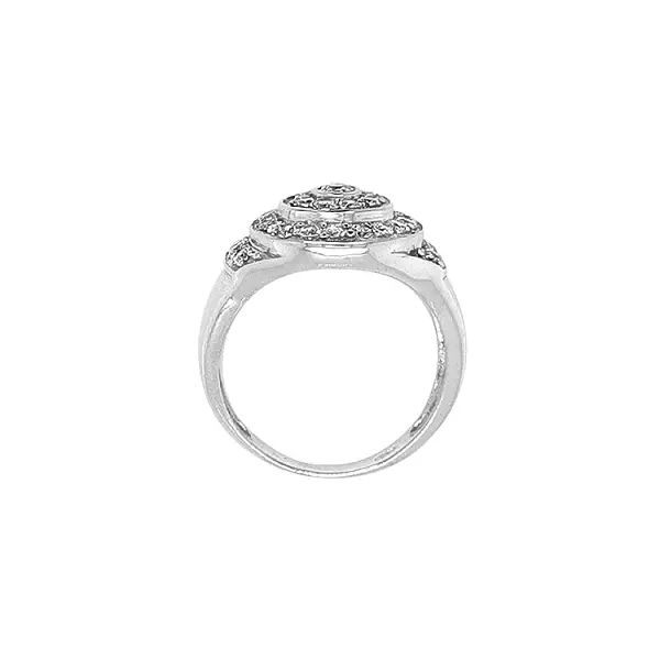 Nhẫn vàng đính đá zircon
