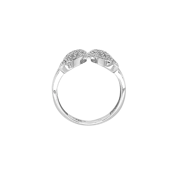 Nhẫn vàng đính đá zircon hình bướm
