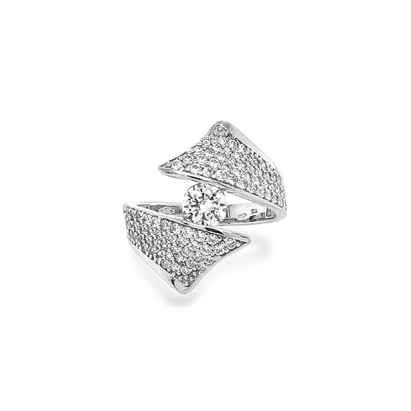 Nhẫn vàng đính đá zircon