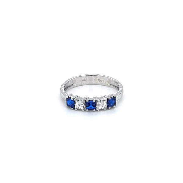 Nhẫn bạch kim sapphire