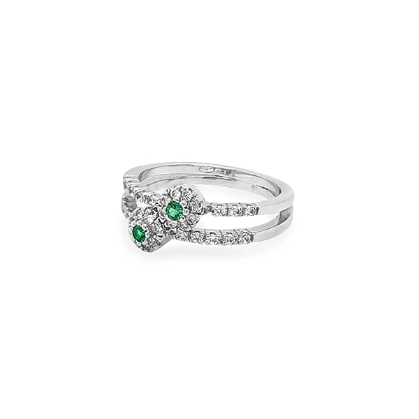 Nhẫn vàng đính đá zircon