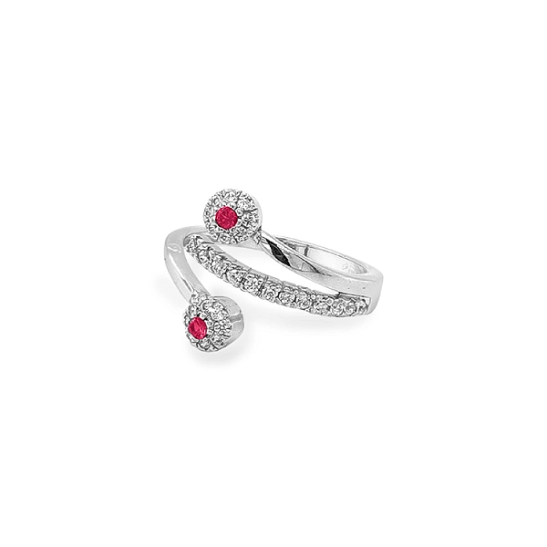 Nhẫn vàng đính đá zircon
