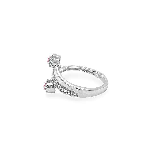 Nhẫn vàng đính đá zircon