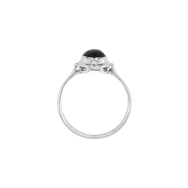 Nhẫn vàng với đá mắt hổ