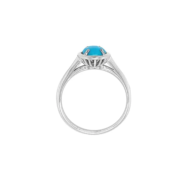 Nhẫn vàng đính ngọc lam