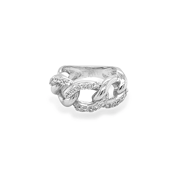 Nhẫn vàng đính đá zircon