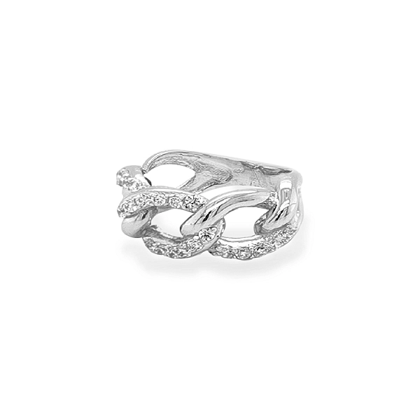 Nhẫn vàng đính đá zircon