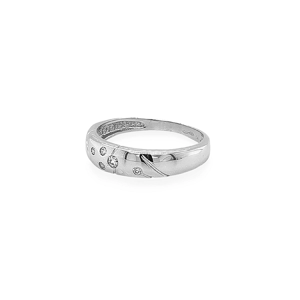 Nhẫn vàng đính đá zircon