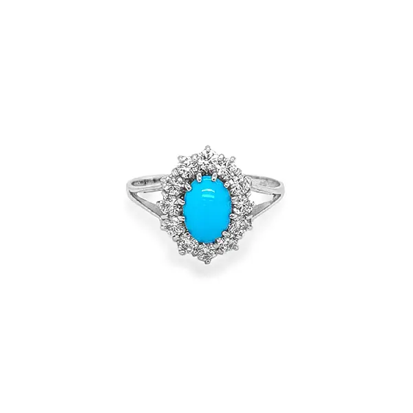 Nhẫn vàng với Tyrrhys và Zircons