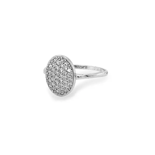 Nhẫn vàng đính đá zircon