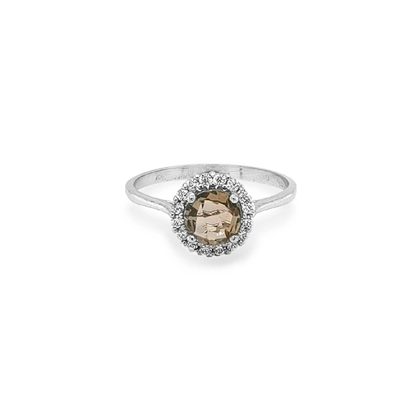 Nhẫn vàng đính đá zircon