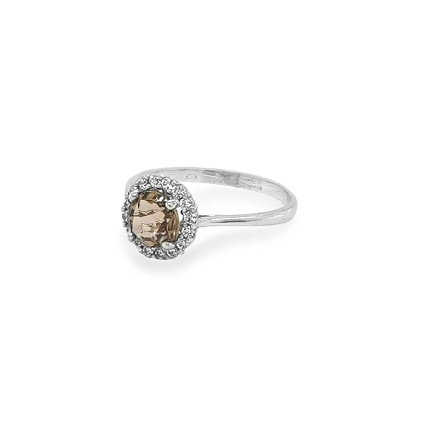 Nhẫn vàng đính đá zircon