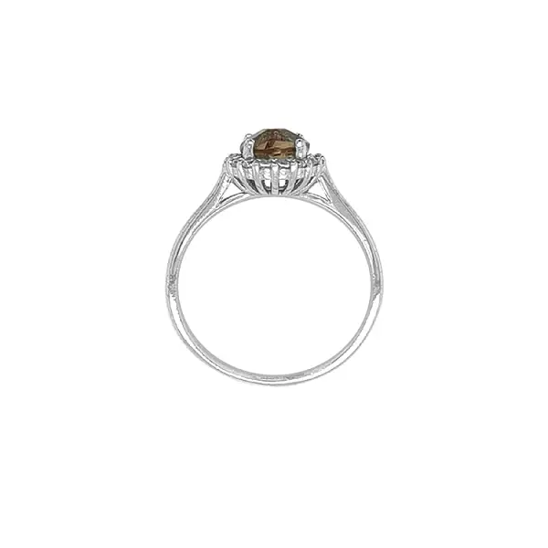 Nhẫn vàng đính đá zircon