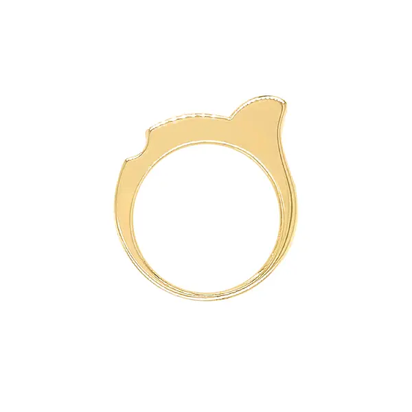 Nhẫn vàng đính đá zircon