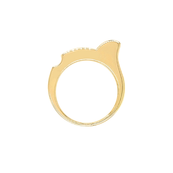 Nhẫn vàng đính đá zircon